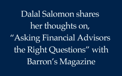 Barron’s “Asking Financial Advisors the Right Questions”
