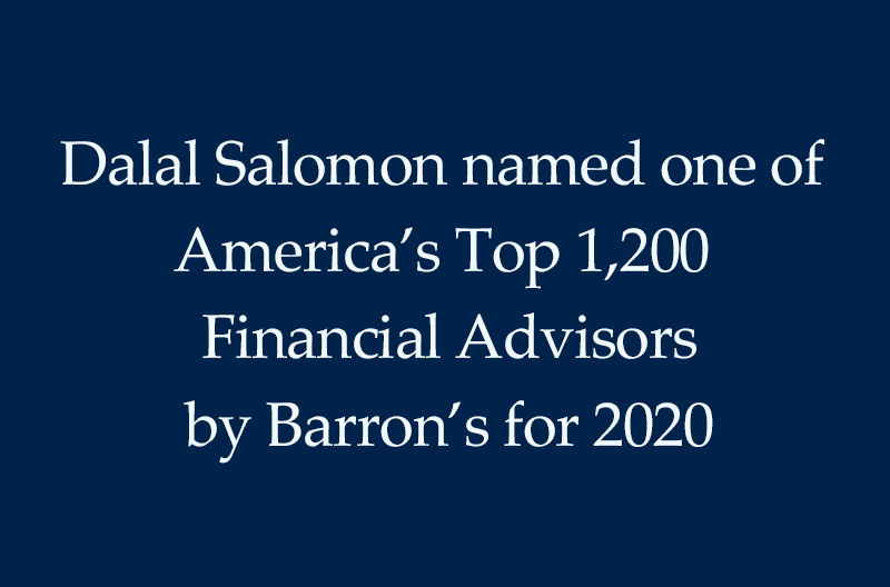 Dalal Salomon named as one of “America’s Top 1,200 Financial Advisors” by Barron’s for 2020