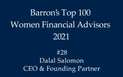 Dalal Salomon named #28 of “America’s Top 100 Women Financial Advisors” by Barron’s for 2021