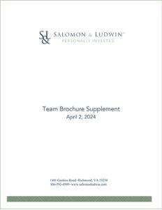 Salomon & Ludwin Team Brochure Supplement