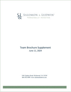 Salomon & Ludwin Form ADV Part 2B
