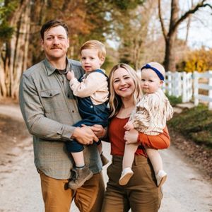 Ashleigh and her Family - Chris, Clive and Sidney