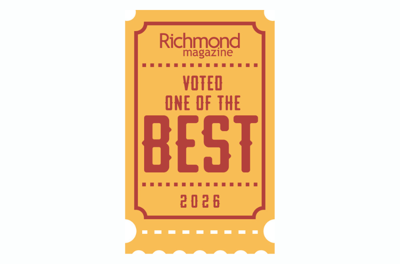 Richmond Magazine Voted One of the Best 2026 ticket graphic